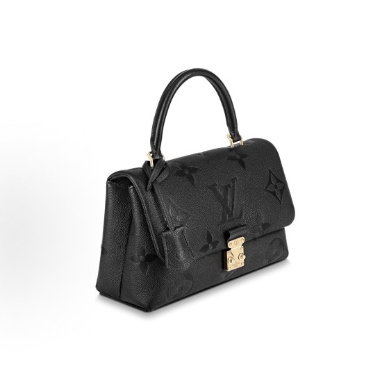 LOUIS VUITTON Madeleine  压纹  ⿊⾊